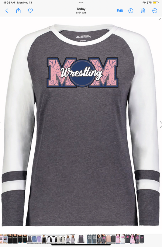 Wrestling Mom Long Sleeve