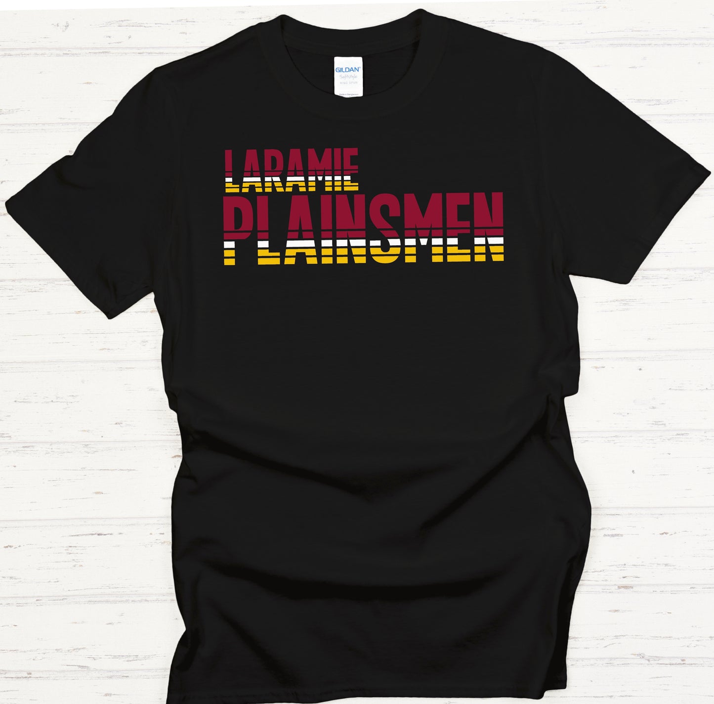 Laramie Plainsmen – Retro Stripe Tee