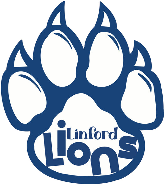 Linford Paw Print Sticker