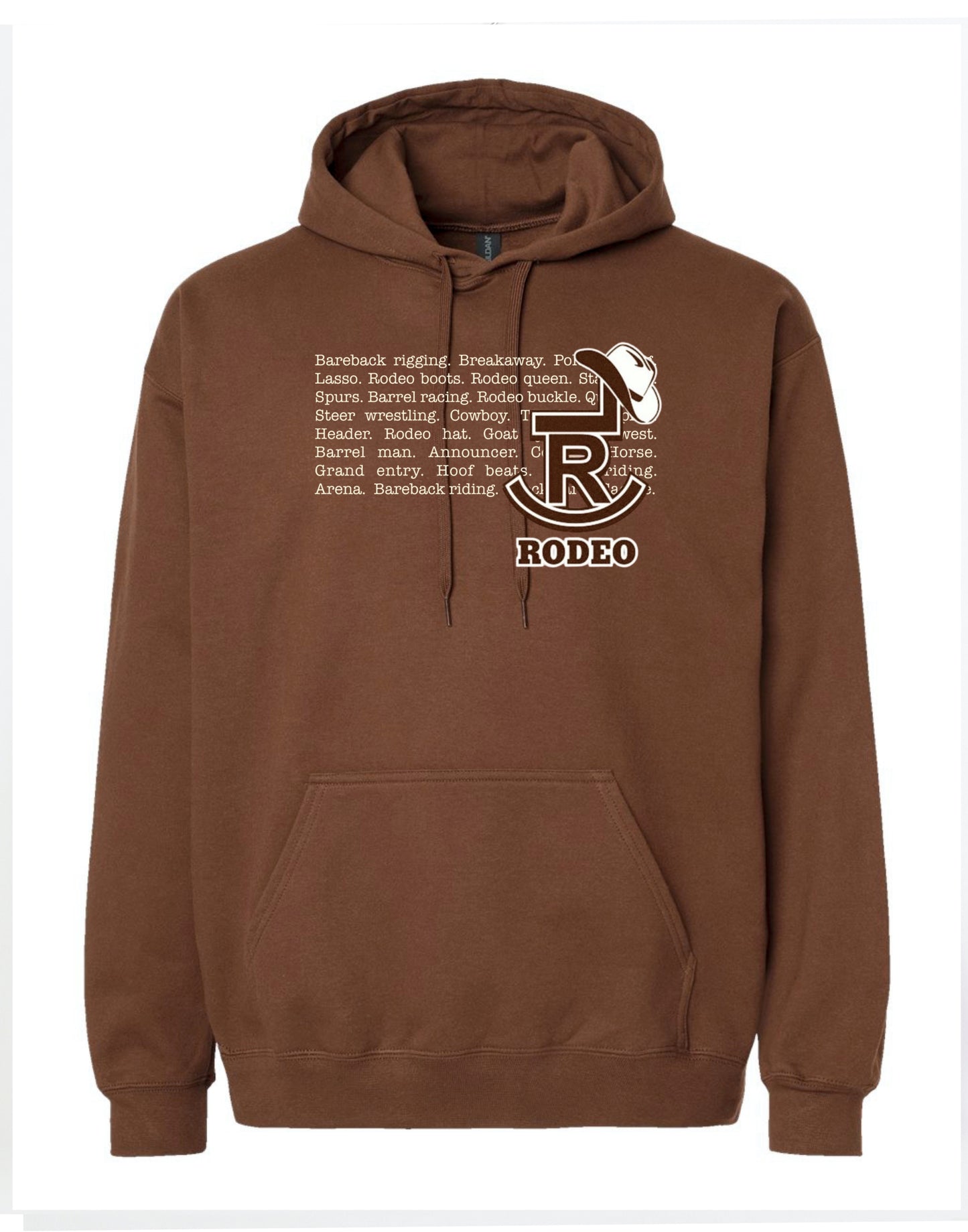 Rodeo Words Sweatshirt Hoodie or Crew